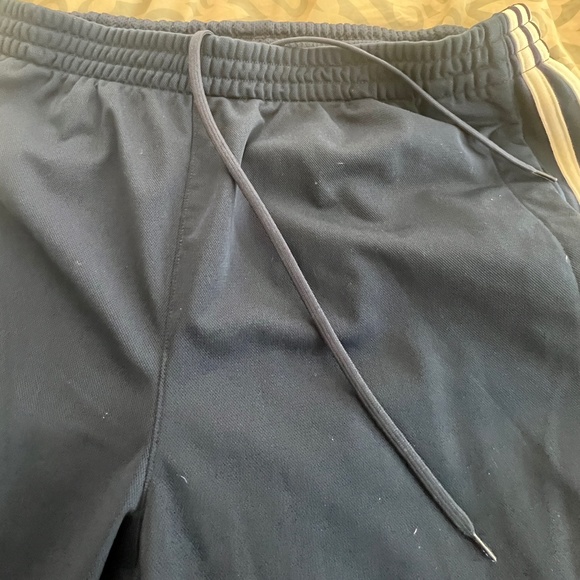 Adidas old school 3 stripes track pants , XL , blue ink - Picture 3 of 6